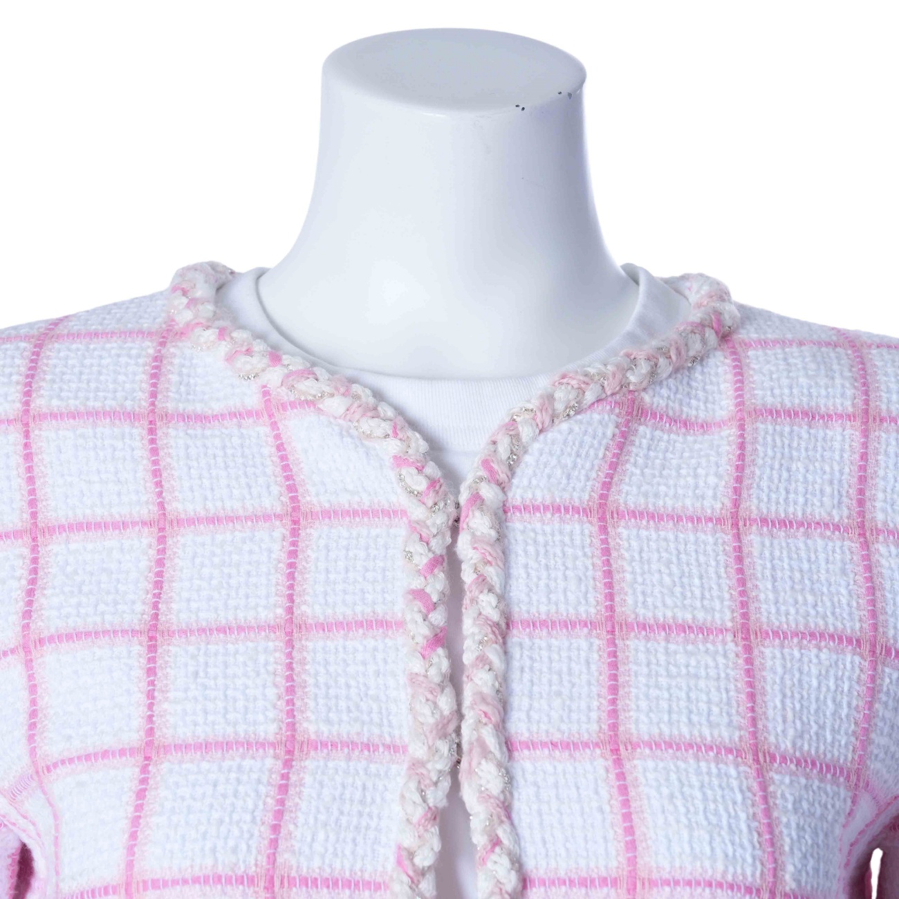 CHANEL(USED)샤넬 P73947 체크 트위드 자켓