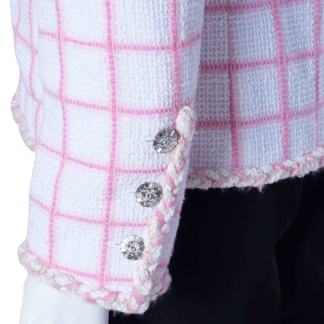 CHANEL(USED)샤넬 P73947 체크 트위드 자켓