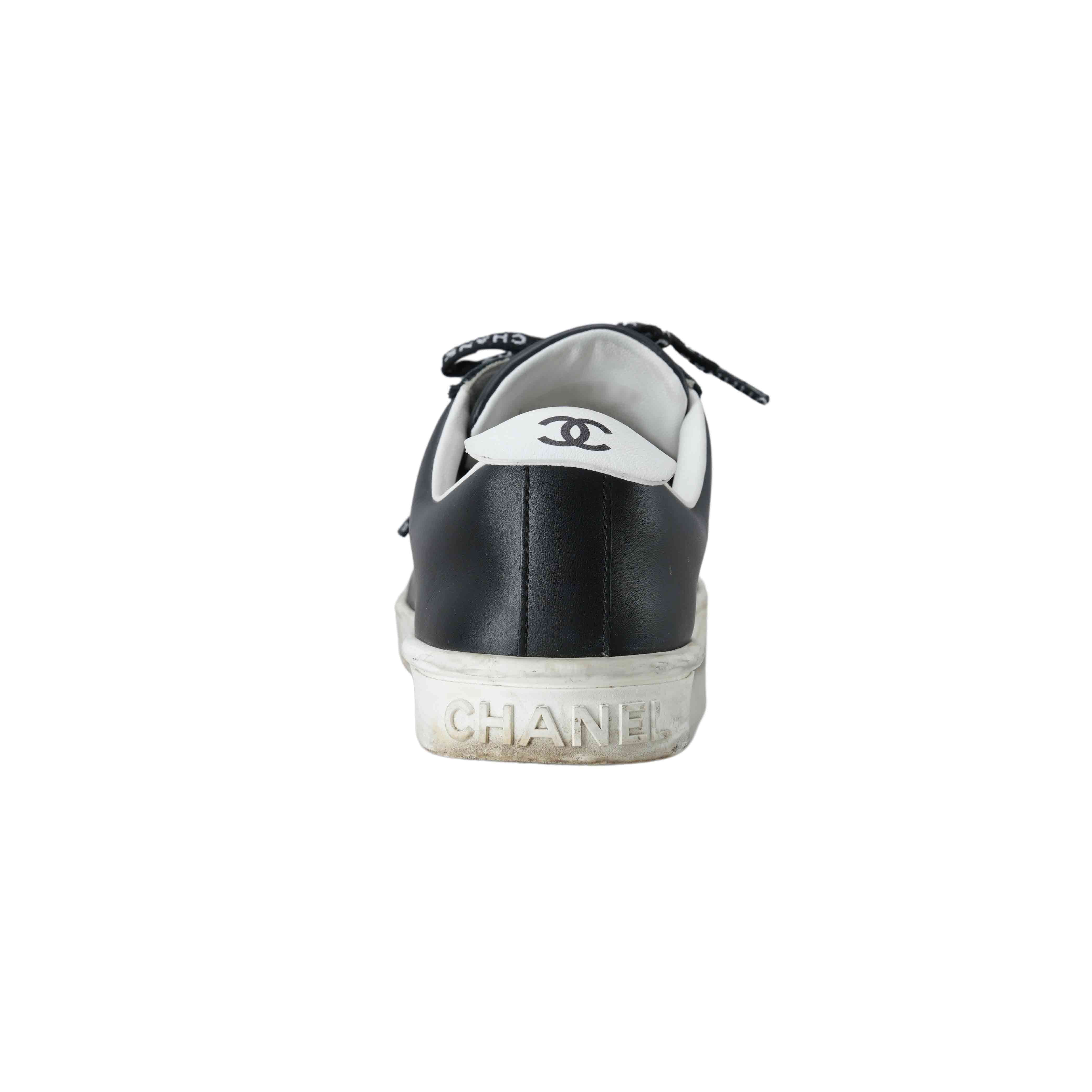 CHANEL(USED)샤넬 G34085 테니스 스니커즈 #38