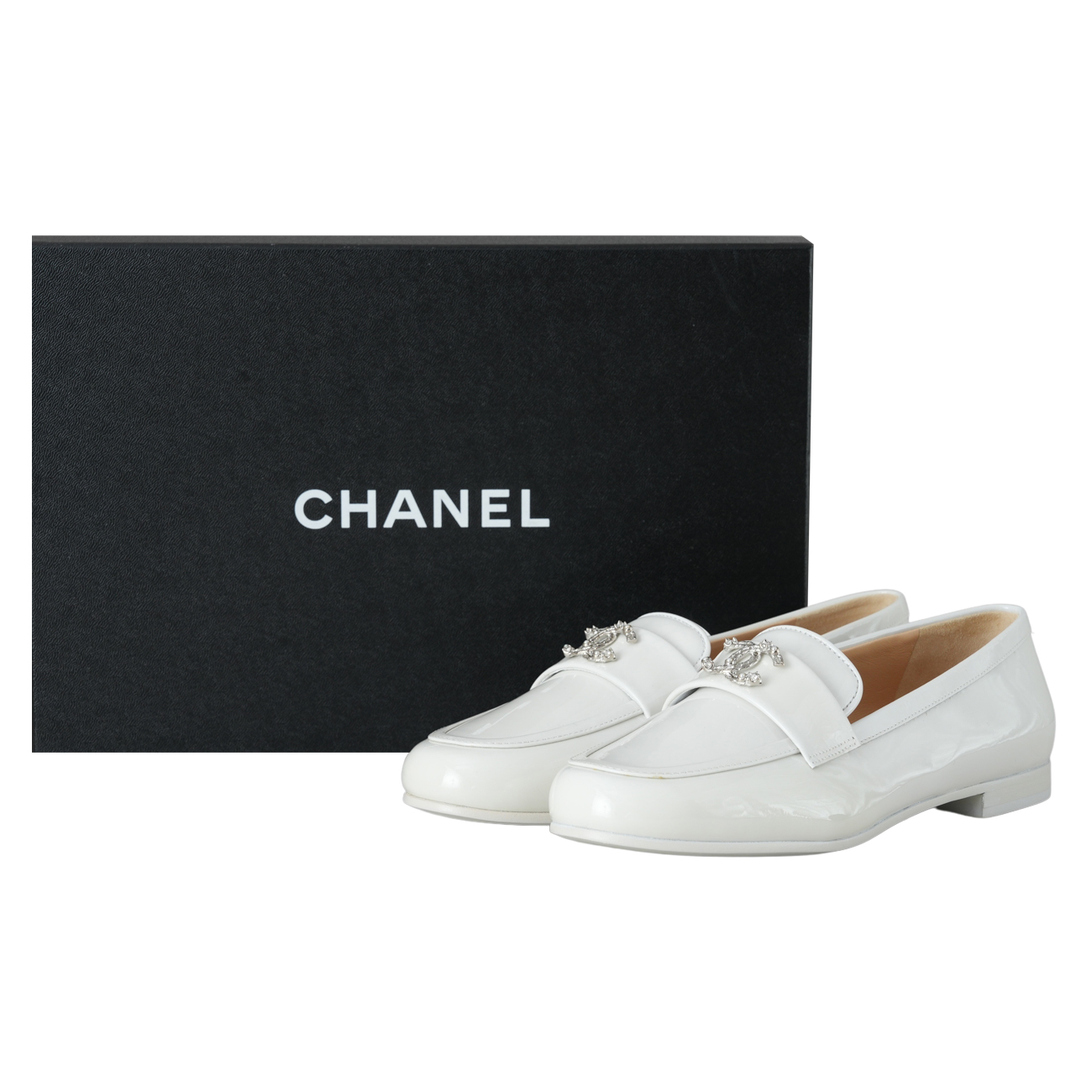 CHANEL(USED)샤넬 G36343 CC로고 페이던트 로퍼#36.5