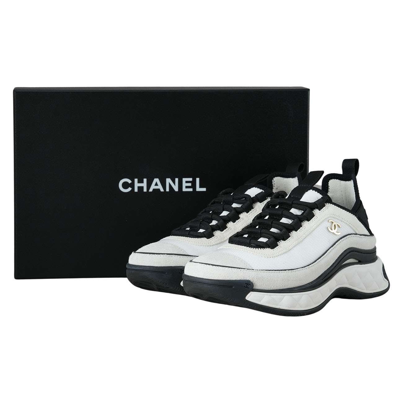 CHANEL(USED)샤넬 G39070 스니커즈#37
