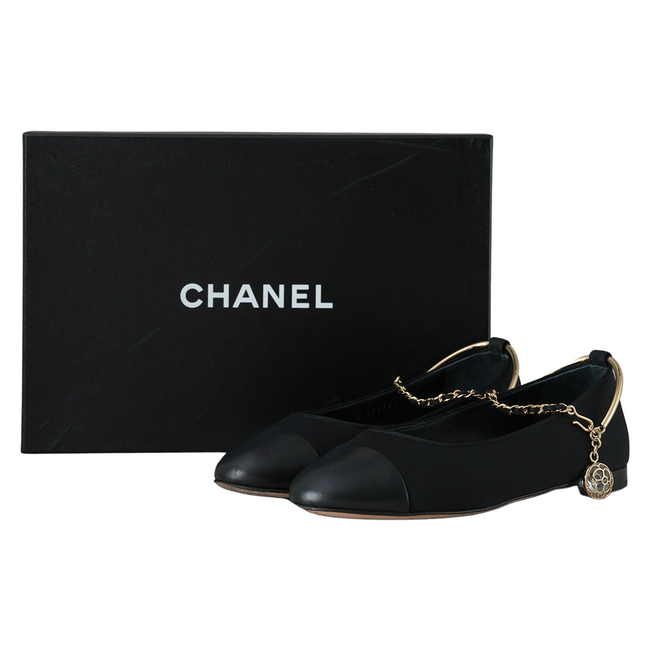 CHANEL(USED)샤넬 G38986 발레리나 플랫슈즈