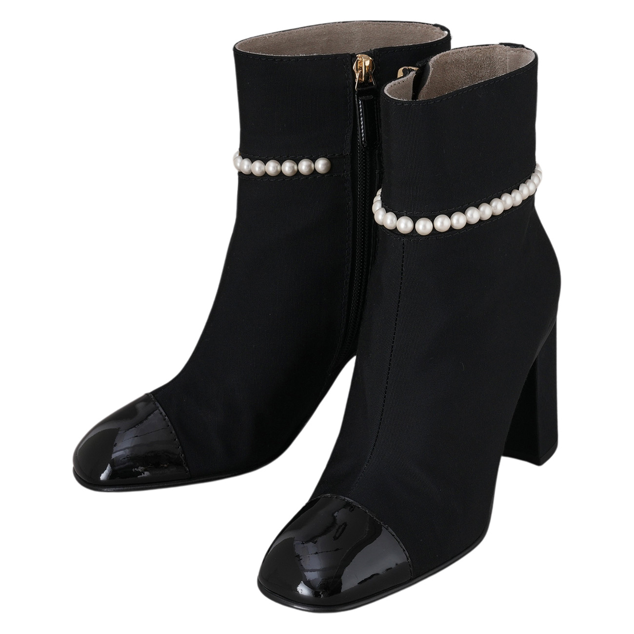 CHANEL(USED)샤넬 G35008 앵클부츠# 37.5