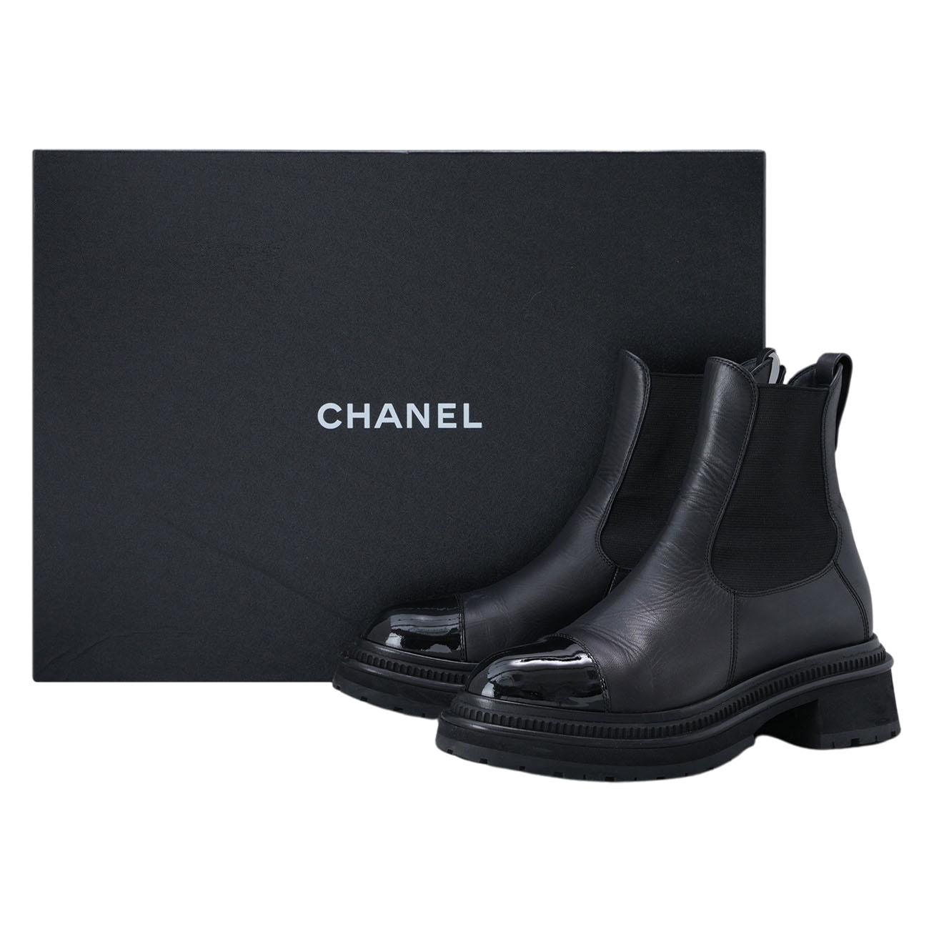 CHANEL(USED)샤넬 페이던트 앵클부츠