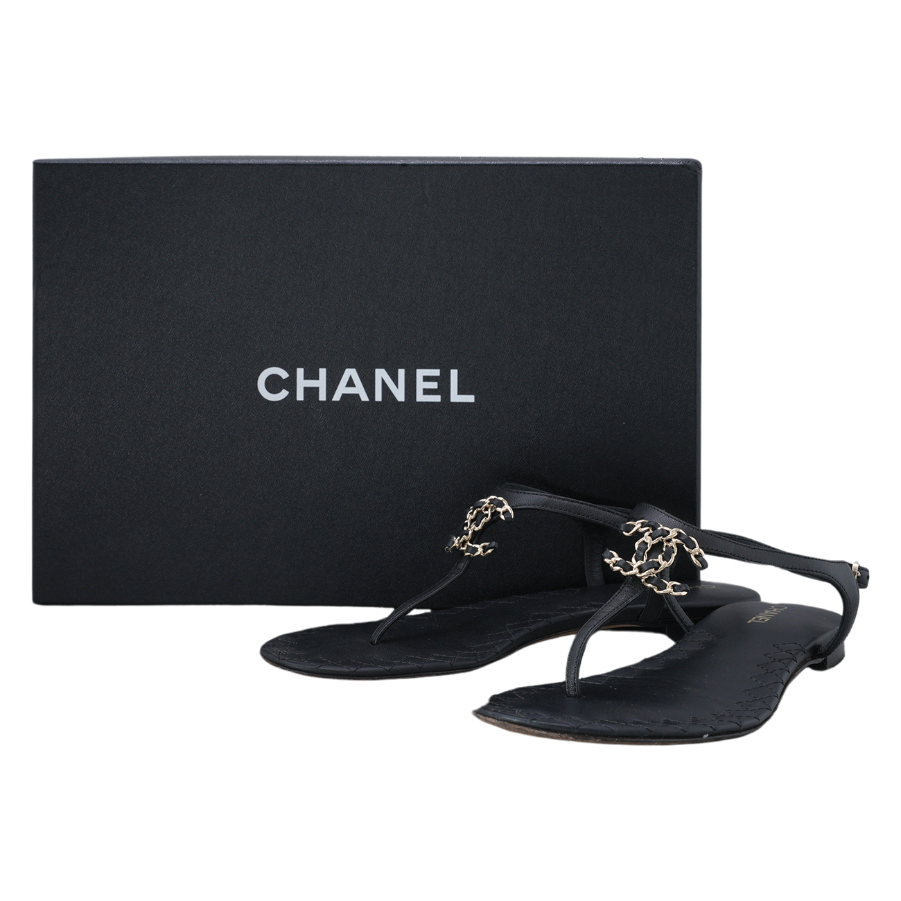 CHANEL(USED)샤넬 G33382 CC로고 샌들#36