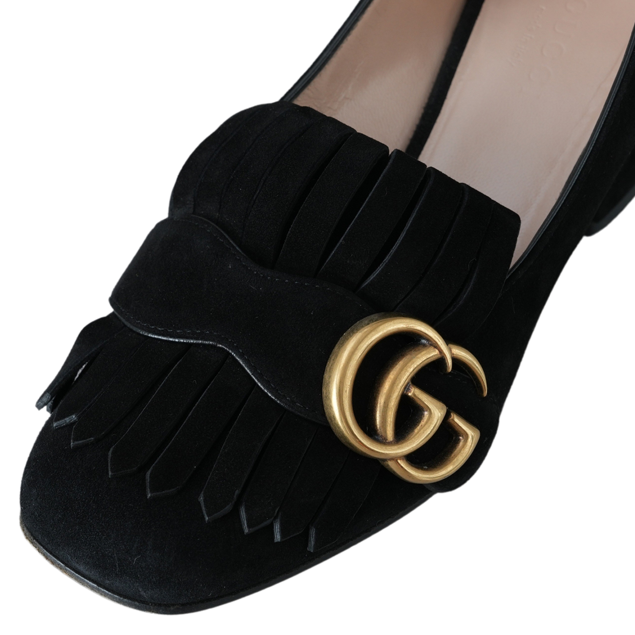 GUCCI(USED)구찌 마몽 스웨이드구두#34