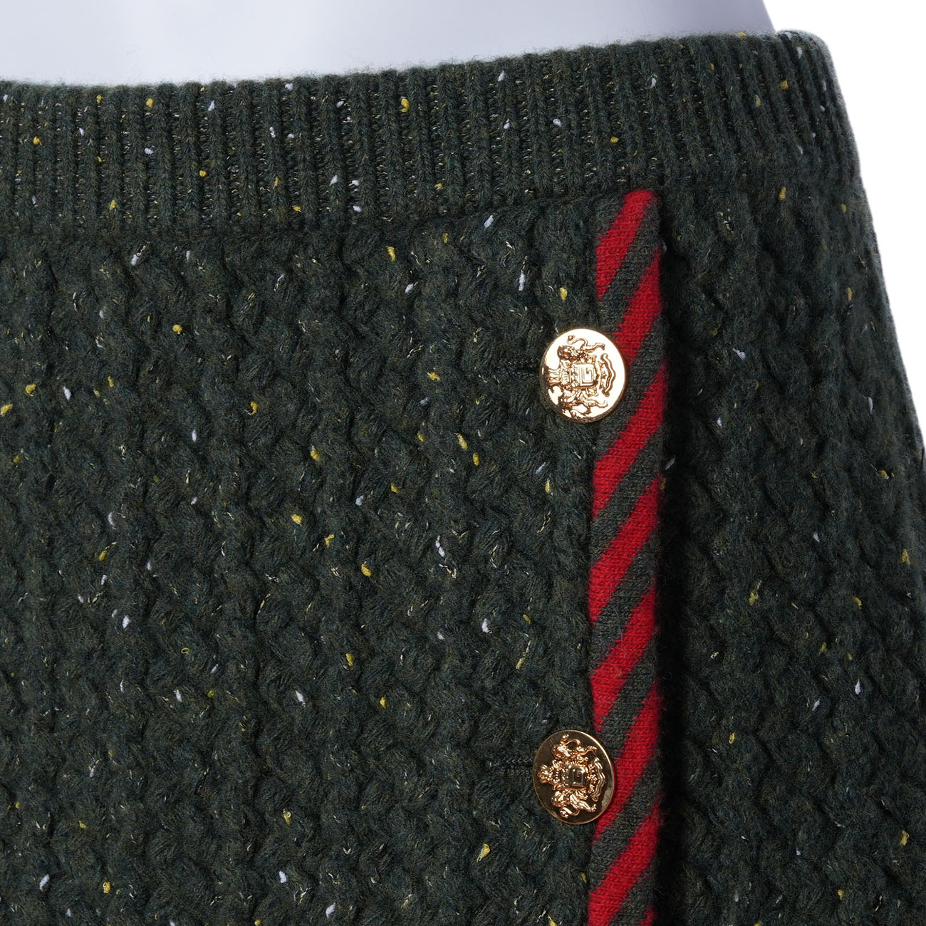 GUCCI(USED)구찌 케이블 니트 가디건 & 스커트# M