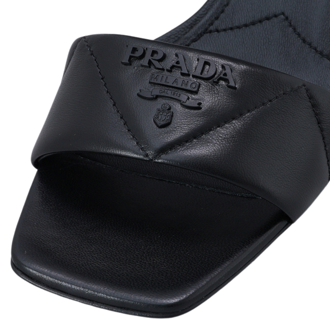 PRADA(USED)프라다 1X825M 로고 퀼팅 샌들 #37