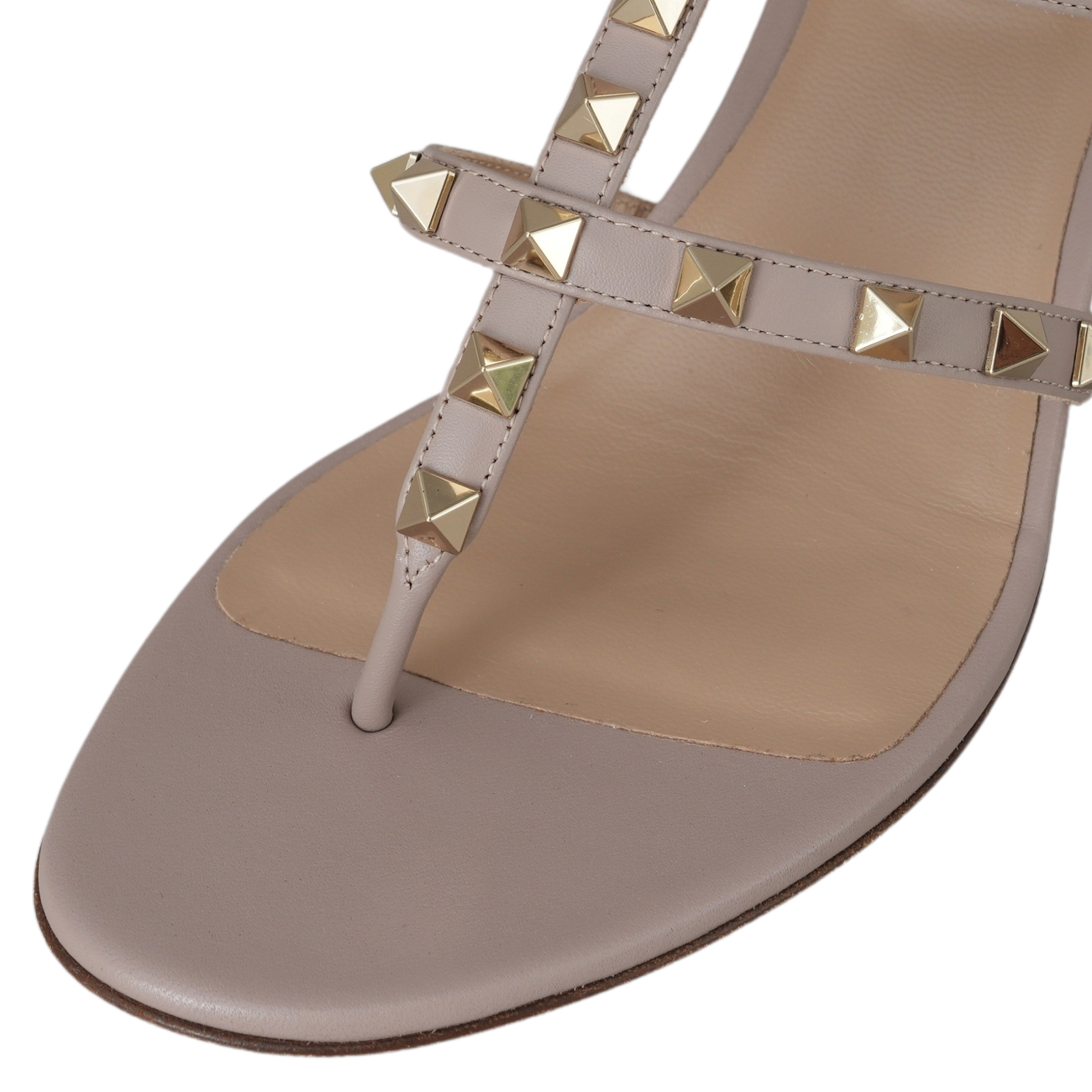 VALENTINO(USED)발렌티노 락스터드 샌들 힐#38